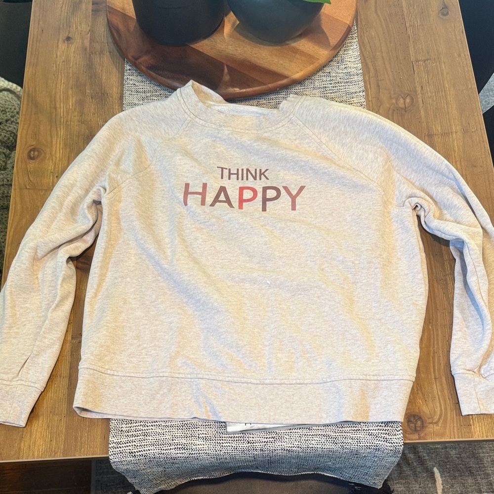 Market & Spruce Gray Crew Neck Sweater